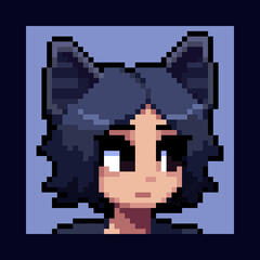 Pixel art of my own character